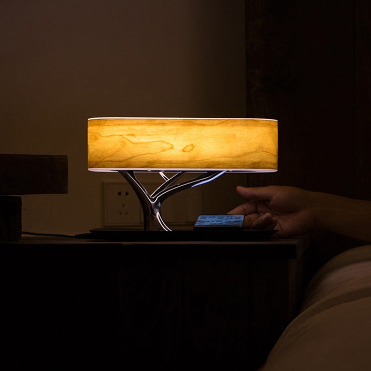 Đèn bàn loa Bluetooth Tree Light sạc không dây điện thoại, Phích cắm US, Phích cắm US