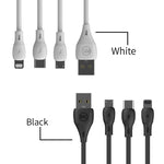 Cáp Sạc Đồng Bộ Dữ Liệu USB Chuẩn Tốc Độ Cao WK WDC-072 1m 2.1A Đầu 8 Pin