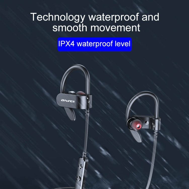 Tai nghe Bluetooth không dây gắn tai chống nước IPX4 awei WT50 kèm mic, WT50