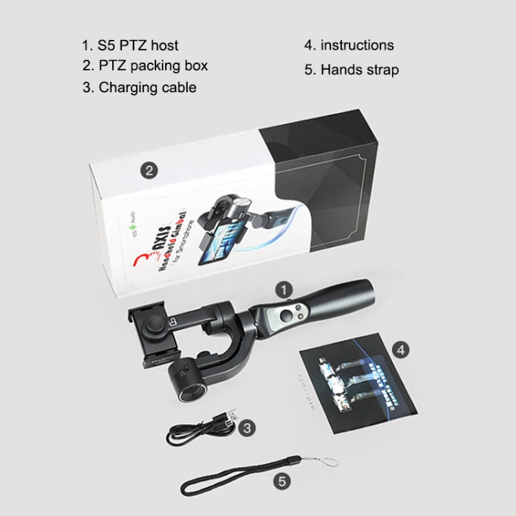 Gimbal chống rung ba trục cho điện thoại di động S5, S5