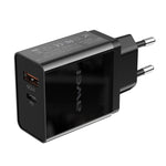 Bộ sạc du lịch sạc nhanh awei C-980 18W PD USB-C / Type-C + QC 3.0, phích cắm EU