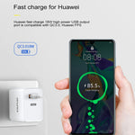 Bộ sạc du lịch sạc nhanh awei C-980 18W PD USB-C / Type-C + QC 3.0, phích cắm EU