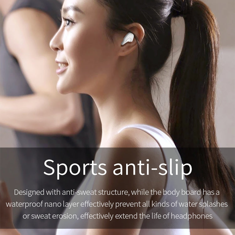 YX01 Tai nghe Bluetooth không dây chống mồ hôi Bluetooth 4.1, Hỗ trợ kết nối nhớ & Gọi HD, Màu đen, Màu da, Vàng hồng, Bạc, Trắng