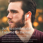 YX01 Tai nghe Bluetooth không dây chống mồ hôi Bluetooth 4.1, Hỗ trợ kết nối nhớ & Gọi HD, Màu đen, Màu da, Vàng hồng, Bạc, Trắng