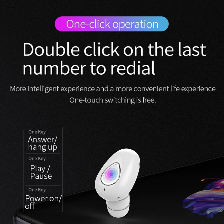 YX01 Tai nghe Bluetooth không dây chống mồ hôi Bluetooth 4.1, Hỗ trợ kết nối nhớ & Gọi HD, Màu đen, Màu da, Vàng hồng, Bạc, Trắng