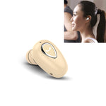 YX01 Tai nghe Bluetooth không dây chống mồ hôi Bluetooth 4.1, Hỗ trợ kết nối nhớ & Gọi HD, Màu đen, Màu da, Vàng hồng, Bạc, Trắng