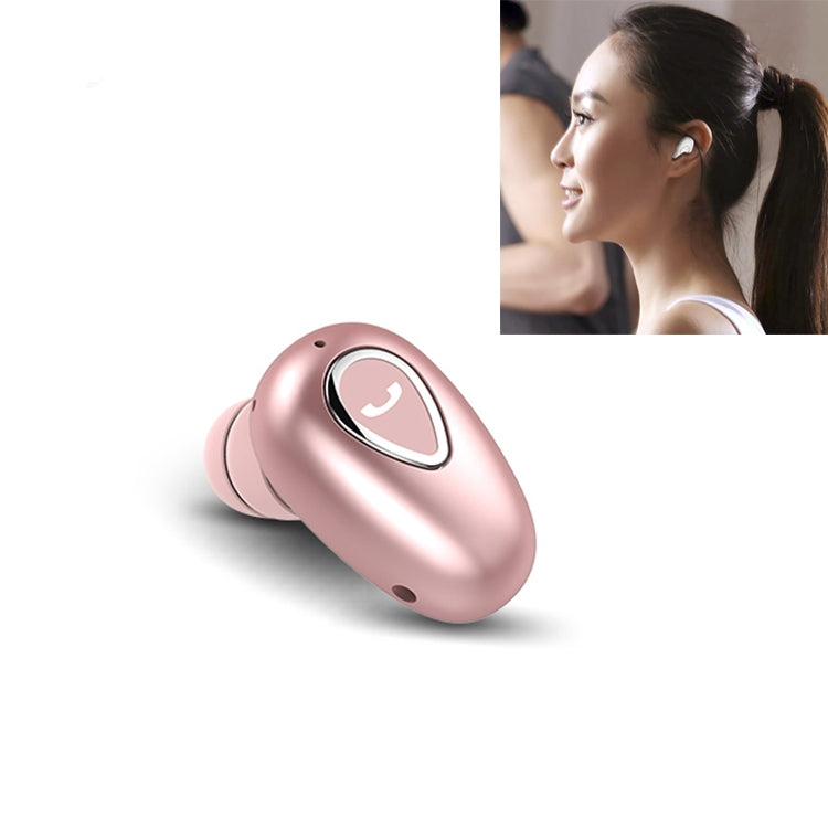 YX01 Tai nghe Bluetooth không dây chống mồ hôi Bluetooth 4.1, Hỗ trợ kết nối nhớ & Gọi HD, Màu đen, Màu da, Vàng hồng, Bạc, Trắng