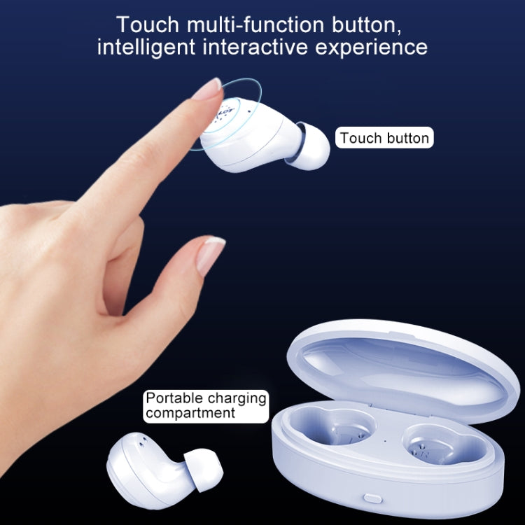 ZEALOT H19 TWS Bluetooth 5.0 tai nghe Bluetooth không dây cảm ứng với hộp sạc từ tính, hỗ trợ gọi HD & kết nối Bluetooth tự động, H19