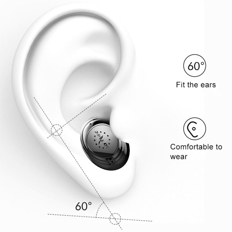 ZEALOT H19 TWS Bluetooth 5.0 tai nghe Bluetooth không dây cảm ứng với hộp sạc từ tính, hỗ trợ gọi HD & kết nối Bluetooth tự động, H19