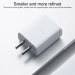 Bộ sạc nhanh chính hãng Xiaomi Youpin ZMI 20W kèm cáp sạc Type-C / USB-C sang 8 pin, phích cắm US