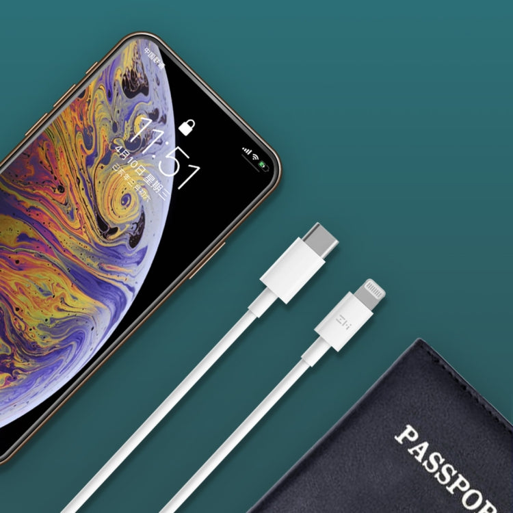 Bộ sạc nhanh chính hãng Xiaomi Youpin ZMI 20W kèm cáp sạc Type-C / USB-C sang 8 pin, phích cắm US