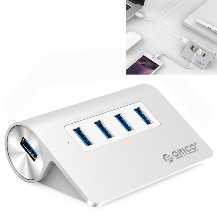 Bộ chia HUB ORICO M3H4-V1 hợp kim nhôm 4 cổng USB 3.0, M3H4-V1