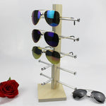 Khung trưng bày kính gỗ sồi giá đỡ kính mát, Gỗ sồi
