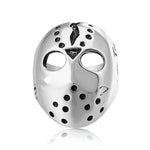 Nhẫn nam phong cách punk gothic rock mặt nạ đầu lâu thép titan, cỡ Mỹ: 7, đường kính: 17.4mm, chu vi: 55mm, đường kính: 17.4mm