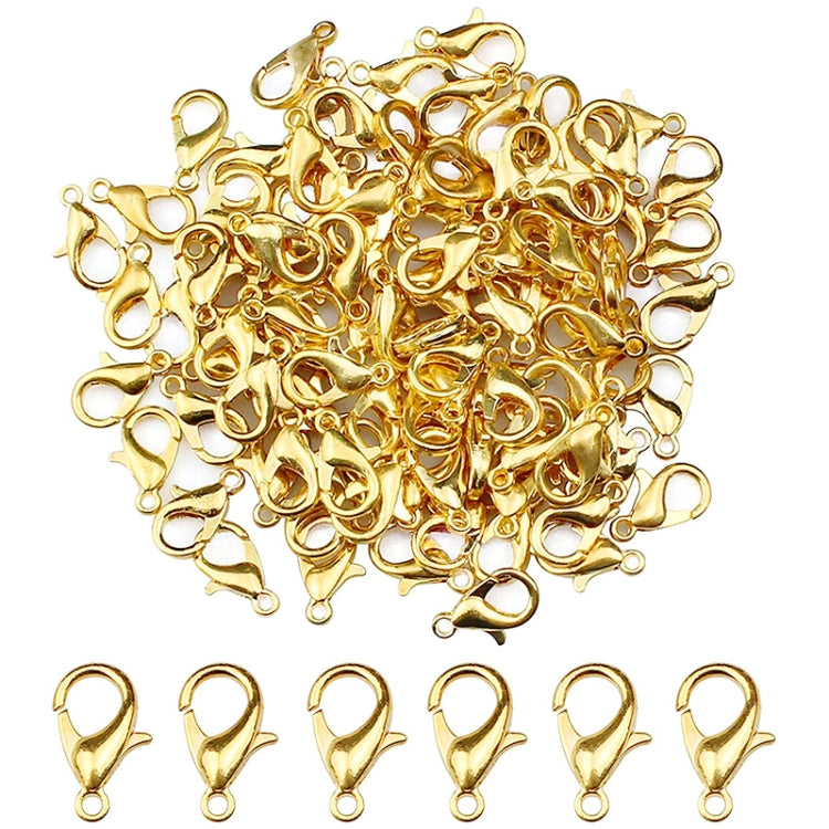 100 chiếc móc khóa tôm hùm hợp kim chất lượng cao phụ kiện trang sức DIY 12mm, 100 chiếc