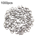 1000 chiếc móc khóa tôm hùm hợp kim chất lượng cao phụ kiện trang sức DIY 12mm, 1000 chiếc