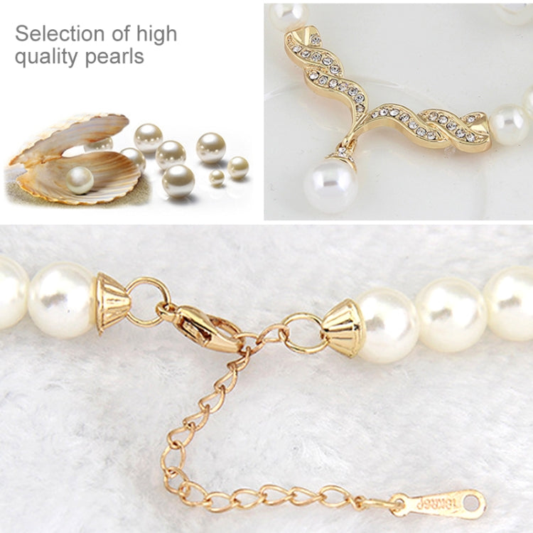 Bộ phụ kiện cô dâu 3 trong 1 gồm bông tai, vòng cổ và vòng hạt thời trang cổ điển cho nữ