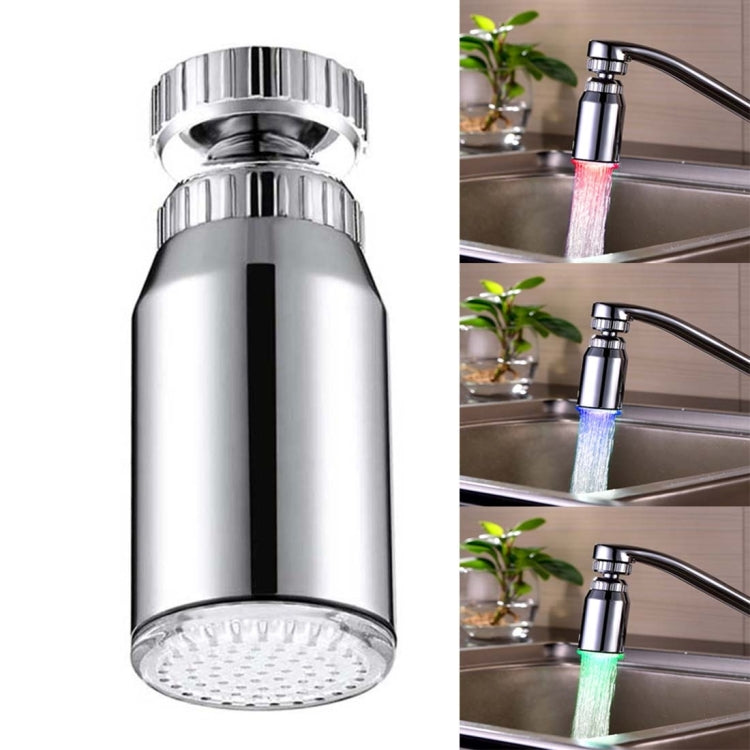 Đèn LED cảm biến nhiệt độ SDF2-B13 RGB cho vòi nước phát sáng khi tắm, kích thước: 78 x 30mm, giao diện: 22mm (bạc), SDF2-B13