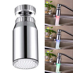 Đèn LED cảm biến nhiệt độ SDF2-B13 RGB cho vòi nước phát sáng khi tắm, kích thước: 78 x 30mm, giao diện: 22mm (bạc), SDF2-B13