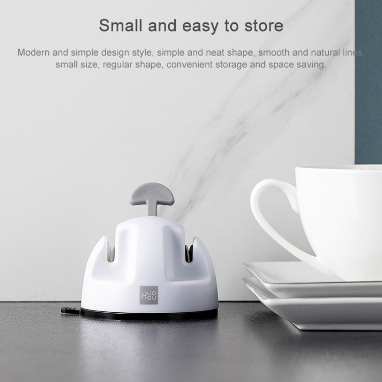 Máy mài dao đôi mini nhà bếp Xiaomi Youpin Huohou chính hãng, Máy mài dao đôi
