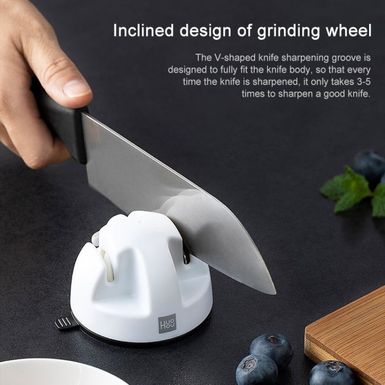 Máy mài dao đôi mini nhà bếp Xiaomi Youpin Huohou chính hãng, Máy mài dao đôi