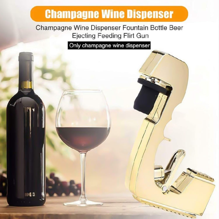 Súng phun chai rượu champagne kim loại bọc nhựa, Kim loại bọc nhựa
