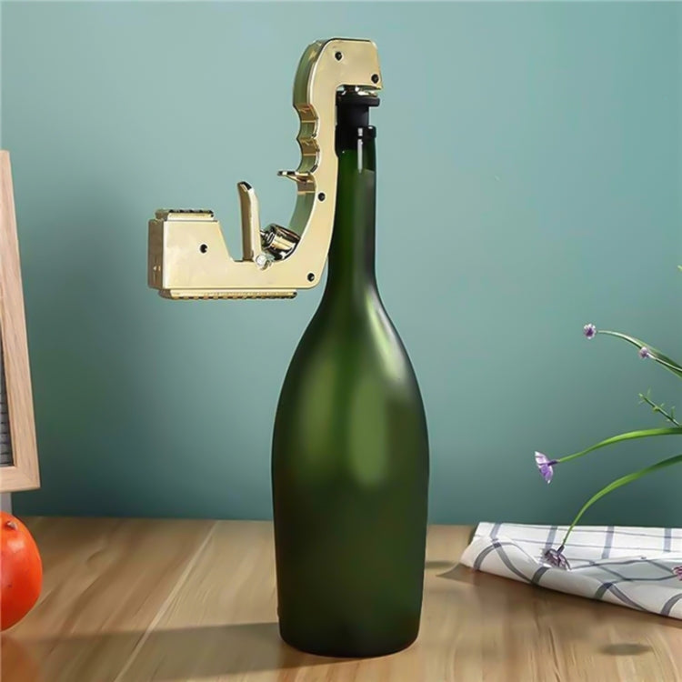 Súng phun chai rượu champagne kim loại bọc nhựa, Kim loại bọc nhựa