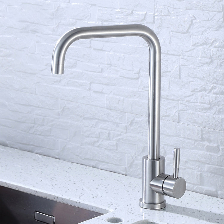 Vòi nước bồn rửa xoay bằng thép không gỉ 304 nóng lạnh, Vòi nước nóng lạnh
