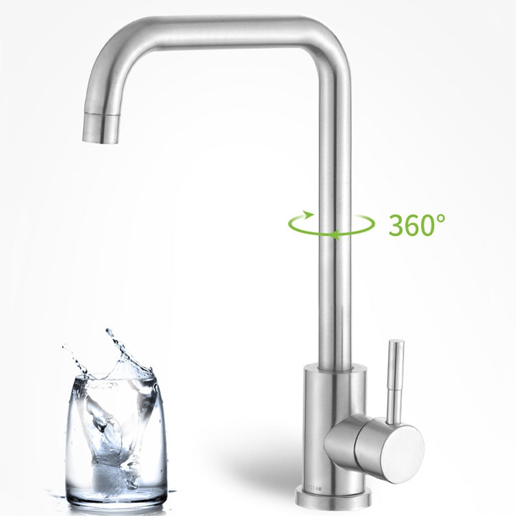 Vòi nước bồn rửa xoay bằng thép không gỉ 304 nóng lạnh, Vòi nước nóng lạnh