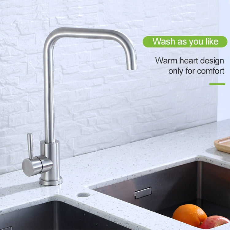 Vòi nước bồn rửa xoay bằng thép không gỉ 304 nóng lạnh, Vòi nước nóng lạnh