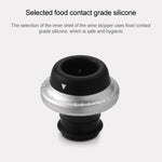 Bộ nút bảo quản rượu vang đỏ bằng thép không gỉ CircleJoy Xiaomi Youpin chính hãng, Kiểu: 4 nút trong một bơm, 4 nút trong một bơm