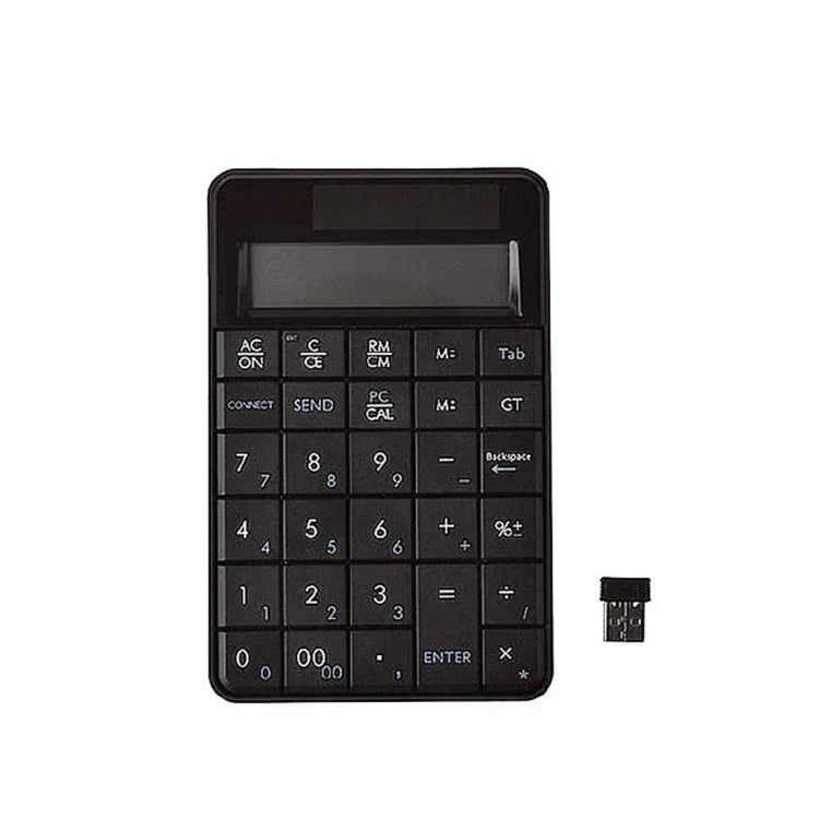 Bàn phím số không dây 2 trong 1 MC-56AG 2.4G USB & Máy tính bỏ túi có màn hình LCD