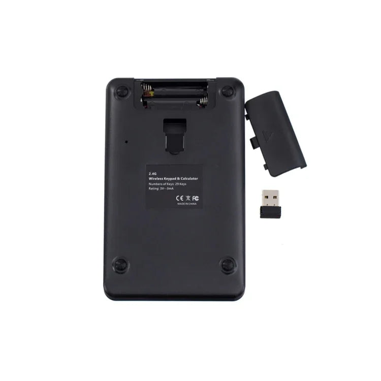 Bàn phím số không dây 2 trong 1 MC-56AG 2.4G USB & Máy tính bỏ túi có màn hình LCD