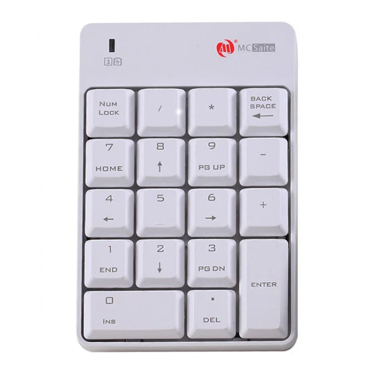 Bàn phím số không dây 2 trong 1 MC Saite SK-51AG 2.4G USB & Máy tính bỏ túi mini cho Laptop Máy tính để bàn, SK-51AG