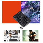 Bàn phím số không dây 2 trong 1 MC Saite SK-51AG 2.4G USB & Máy tính bỏ túi mini cho Laptop Máy tính để bàn, SK-51AG