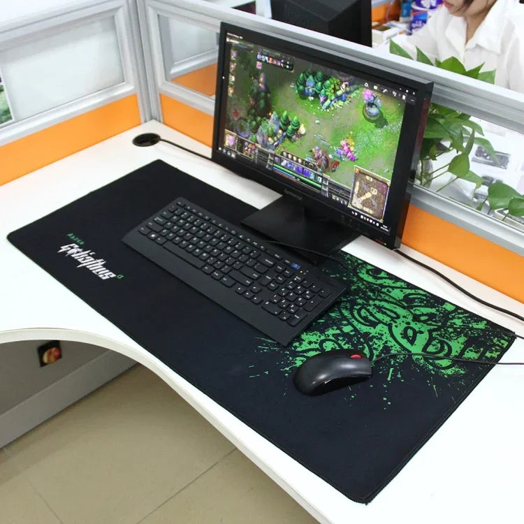 Miếng lót chuột bàn phím chơi game và văn phòng cỡ lớn mở rộng, Kích thước: 90cm x 40cm
