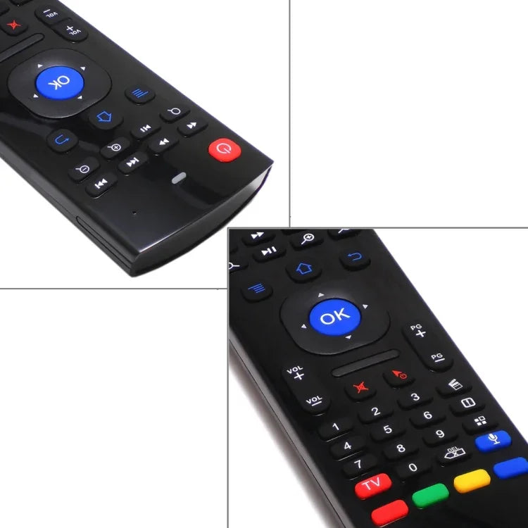 Bàn phím điều khiển từ xa không dây chuột bay MX3-M 2.4G có micro cho Android TV Box / Mini PC, Chuột bay có mic