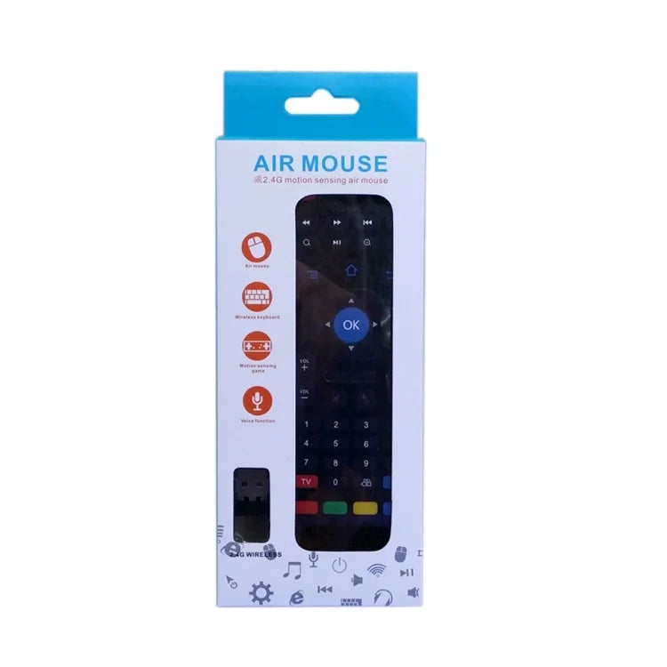 Bàn phím điều khiển từ xa không dây chuột bay MX3-M 2.4G có micro cho Android TV Box / Mini PC, Chuột bay có mic