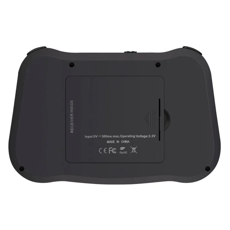 Bàn phím không dây mini MT08 2.4GHz với chuột bay QWERTY có đèn nền nhiều màu & Touchpad & Điều khiển đa phương tiện cho PC, TV, MT08