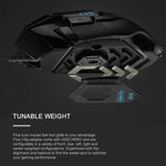 Chuột chơi game có dây Logitech G502 HERO với 11 phím, Chiều dài: 2.1m