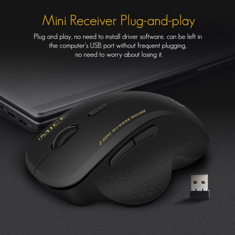 Chuột không dây iMICE G6 2.4G Chuột văn phòng 6 phím Chuột chơi game
