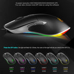 Chuột có dây iMICE X6 Chuột chơi game RGB nhiều màu 6 phím, X6