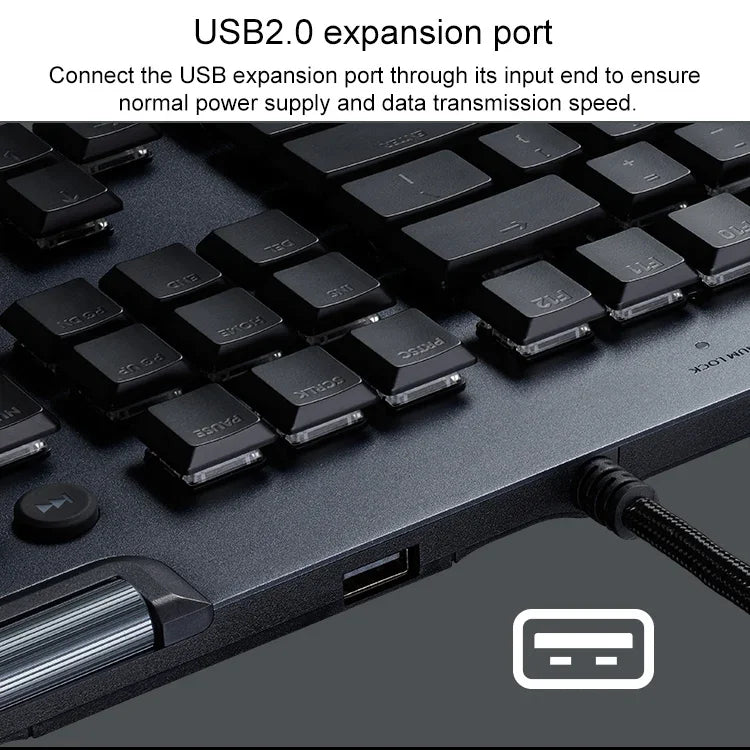 Bàn phím chơi game cơ có dây Logitech G813 RGB (GL-Linear), Chiều dài: 1.8m, G813
