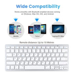 Bàn phím Bluetooth không dây siêu mỏng WB-8022 cho iPad, Samsung, Huawei, Xiaomi, máy tính bảng hoặc điện thoại thông minh, Phím tiếng Nga, Phím tiếng Nga