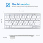 Bàn phím Bluetooth không dây siêu mỏng WB-8022 cho iPad, Samsung, Huawei, Xiaomi, máy tính bảng hoặc điện thoại thông minh, Phím tiếng Nga, Phím tiếng Nga
