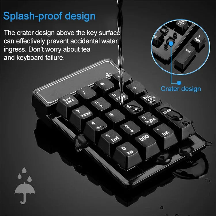 Bàn phím số Bluetooth MC Saite 525BT 19 phím