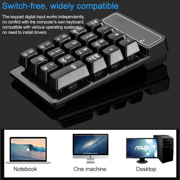Bàn phím số Bluetooth MC Saite 525BT 19 phím