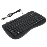 Bàn phím mini có dây đa phương tiện cho laptop KB-301B, Phiên bản tiếng Anh, Phiên bản tiếng Anh