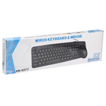 Bộ bàn phím chuột có dây USB KB-8377, KB-8377