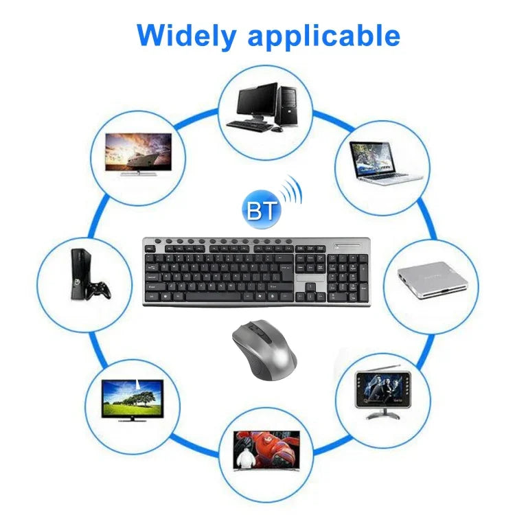 Bộ bàn phím chuột không dây chống nước văn phòng 2.4Ghz KB-6600, KB-6600